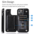 Miniatyrbillede 3 af 6: Skal iPhone 14 Pro Pung Sort