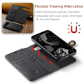Miniatyrbild 6 av 10: DG.MING 2-in-1 Magnet Wallet Google Pixel 9 Pro XL Black