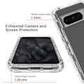 Miniatyrbild 3 av 5: 360 Full Cover Edge Case Google Pixel 8 Pro Transparent