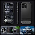 Miniatyrbillede 4 af 9: Spigen iPhone 15 Pro Cover Rugged Armor MagSafe Sort