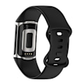 Miniatyrbillede 2 af 8: Fitbit Charge 5 silikonearmbånd sort (L)