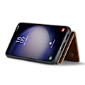 Miniatyrbillede 6 af 10: DG.MING 2 i 1 Magnetisk Kortlomme Etui Samsung Galaxy S25 Cognac