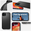 Miniatyrbillede 9 af 9: Spigen iPhone 15 Cover Liquid Air Sort