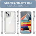 Miniatyrbild 6 av 6: Hybrid Edge Case iPhone 15 Plus Transparent