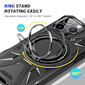 Miniatyrbillede 3 af 8: Hybridskal iPhone 16 Pro MagSafe Ring Sort