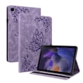 Pikkukuva 1 / 10: Samsung Galaxy Tab A9 Plus -nahkakotelo, perhoset, violetti