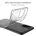 Pikkukuva 4 / 7: LEEU DESIGN Air TPU -kuori Samsung Galaxy S20 Plus - läpinäkyvä