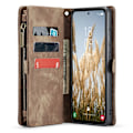 Pikkukuva 4 / 10: CaseMe Multi-Slot 2 i 1 Plånboksfodral Samsung Galaxy A35 Ruskea