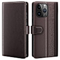 Pikkukuva 1 / 6: Aito nahkakotelo iPhone 15 Pro Max - Ruskea