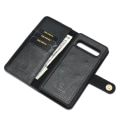 Miniatyrbillede 3 af 6: DG.MING 2-i-1 Magnet Pung Samsung Galaxy S10 Plus Sort