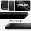 Miniatyrbild 7 av 10: Spigen iPhone 16 Case Rugged Armor MagSafe Black