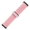 Miniatyrbild 3 av 3: Vävd Nylonarmband Fitbit Versa 4/Sense 2 Rosa