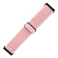 Miniatyrbillede 3 af 3: Flettet nylonarmbånd Fitbit Versa 4/Sense 2 Rosa