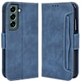 Miniatyrbillede 1 af 5: Multi Slot Pungetui Samsung Galaxy S22 Blå