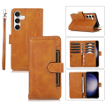 Miniatyrbillede 1 af 7: Pungetui Multi-Slot Samsung Galaxy S24 Plus Cognac