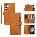 Pikkukuva 1 / 7: Lompakkokotelo Multi-Slot Samsung Galaxy S24 Plus Cognac