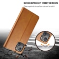 Miniatyrbillede 6 af 6: LC.IMEEKE Pungetui iPhone 13 Mini Cognac