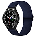 Miniatyrbillede 2 af 5: Elastisk Nylonrem til Samsung Galaxy Watch 7 44mm Mørkeblå