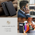 Miniatyrbillede 7 af 7: CaseMe Slim Pungetui iPhone 16 Pro Max Sort