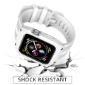 Miniatyrbillede 5 af 6: Armor Silikonarmbånd Apple Watch 44mm Hvid