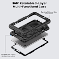 Miniatyrbillede 3 af 8: Samsung Galaxy Tab A9 Stødsikkert Hybridcover Sort