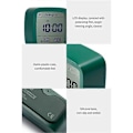 Miniatyrbillede 5 af 5: XIAOMI YOUPIN QingPing Bluetooth Temperatur Fugtighed Detektion Vækkeur med Justerbar Baggrundsbelysning [DB] Green