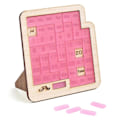 Miniatyrbillede 1 af 5: Daglig kalenderpuslespil i træ - Vis en anden puslespil for at vise db Pink