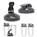 Miniatyrbillede 1 af 5: Nutribullet Låg Blender Flip Top Reservedele - Kompatibel med Nutribullet 600w / 900w - To-go Låg Tilbehør [db]