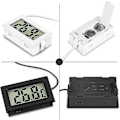 Miniatyrbild 3 av 5: Mini Digital LCD Termometer Temperatur med Probsensor Testare för Kylskåp Frysar Akvarium (2svarta, 2vita) db
