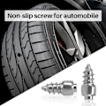 Miniatyrbilde 4 av 5: 100 stk Spikernagler 9mm + 1 stk Borhylse, Bil SUV ATV Antislipp Spikernagler Hjul Dekk Snø T DB silver