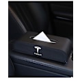 Miniatyrbild 5 av 5: Ansiktsvävnadshållare för Tesla Model 3 Model Y papper multifunktionell vävnadslåda db
