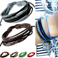 Miniatyrbild 2 av 5: 16 Färgade Hamparep 1mm Hampavaxat Hamparep DIY Flätad Armband [DB] C
