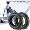 Miniatyrbilde 2 av 5: 2-pak 2.80/2.50-4 tommers slange med Tr87 bøyd ventilstamme for scootere, gressklippere, trillebår  [dB} Black