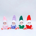Miniatyrbilde 4 av 5: Julebabydukke Elf Plysjdukke Babyelver Gave Til Små Jenter Og Gutter På Hylla Jul Nyttår 2024 Dekorasjoner Hjem db A10