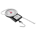 Pikkukuva 4 / 5: Kannettava kalavaaka 50lb/22kg mittanauhalla Ripustuskoukku Vaaka Työkalu [DB] Black