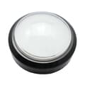 100mm Stor Rund Tryckknapp LED Belyst Med Mikrobrytare För Diy Arkad [DB] White