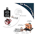 Miniatyrbild 2 av 5: Fjärrströmbrytare för batterifrånkoppling, fjärrströmbrytare för lastbilsbilsbrytare stöldskydd, 24v 200a fjärrströmbrytare  [dB} Black