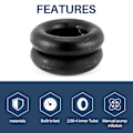 Miniatyrbild 5 av 5: 2-pack 2.80/2.50-4 tum Innertube med Tr87 Böjd Ventil för Scootrar, Gräsklippare, Skottkärror H {Db) Black