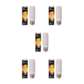 Miniatyrbillede 2 af 4: 1/5 LED flammepære med 3 lystilstande til indendørs og udendørs brug [DB] 5PCS