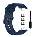 Miniatyrbillede 1 af 5: Til Huawei Watch Fit Remme Justerbart Urarmbånd Silikone Smartwatch Rem [DB] Midnight blue