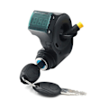 Miniatyrbild 1 av 5: E-Cykel Tändningslås Nyckel Tumgas Voltmeter Digital Spänningsdisplay Växel 3-polig för M365 Univ db Black