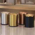 Miniatyrbilde 4 av 4: Rustfritt Stål Søppelbøtte Med 9L Kapasitet - Holdbar Og Rustfri  [dB} 9L Silver