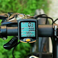 Miniatyrbillede 5 af 5: Vandtæt cykelcomputer trådløs LCD kilometertæller cykel