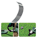 Miniatyrbilde 2 av 5: 10 stk. for bosch afs 23-37 gressklipper nylon trimmertråd med spenne f016800431 [DB]
