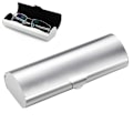 Miniatyrbillede 1 af 4: Brilleetui Hårdt Skal Brilleetui Aluminium Let Nærsynet Brilleetui Boks Brilleetui [DB] Silver