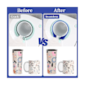 Miniatyrbild 5 av 5: Sublimering Tumblers Wrap Set För Muggpress Tillbehör, 3 Tjocklekar Silikon Mugg Tumbler Wrap Subli