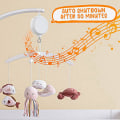 Miniatyrbilde 3 av 5: Baby Musikksnurrespinn med 3 Moduser Volumjusterbar 12 Vuggesanger Automatisk Avstengning Etter 30 Minutter  [dB} White