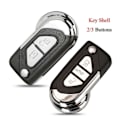 Miniatyrbild 2 av 5: Bilnyckelskal för Citroen DS3 2/3 knappar med VA2 oslipat nyckelblad tomt ersättningsfjärrkontrollfodral [db] 2 Buttons