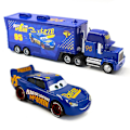 Pikkukuva 1 / 4: Autot Elokuva Mcqueen & Kuningas & Chick Hicks & Mack Rekka Setä Diecast Ajoneuvo Lelut Setti DB H