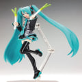 Miniatyrbillede 2 af 4: 15cm Hatsune Miku Anime Figur Figma 014 Stående Stilling Manga Statue Pvc Actionfigur Samleobjekt Model Legetøj Dukke Dekoration Db with box